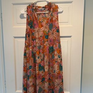 BB Dakota Multicolor Floral Maxi Dress